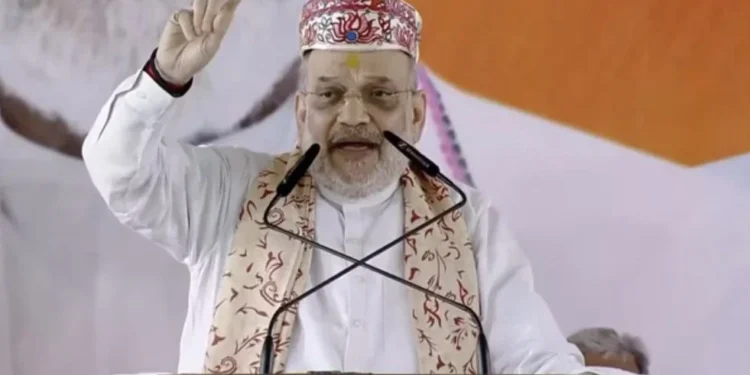 BIHAR ELECTIONS 2025:  दरभंगा में अमित शाह की रैली ,बिहार को जंगलराज से मुक्त कराने का लिया संकल्प, ‘CM-PM की सीट खाली नहीं’ विपक्ष पर बरसे अमित शाह