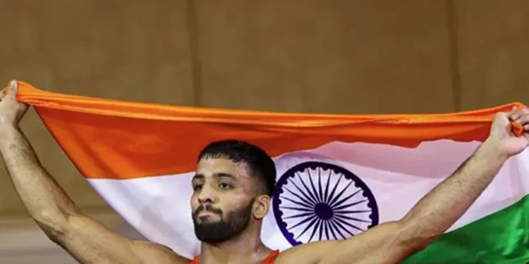 UNDER-23 WORLD WRESTLING CHAMPION में सुजीत कलकल में रचा इतिहास,जीता पहला गोल्ड़ मेडल, उज्बेकिस्तान के पहलवान को 10-0 से हराया