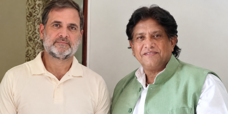 Rahul Gandhi से मिले सुनील, मांगी 35 सीटें