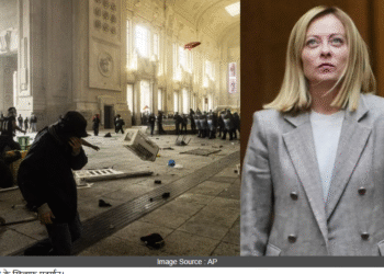 फिलिस्तीन की मान्यता को लेकर इटली में भड़के हिंसक प्रदर्शन काले कपड़े पहनकर सड़क पर उतरे प्रदर्शनकारी ,पुलिस व प्रदर्शनकारी आमने-सामने