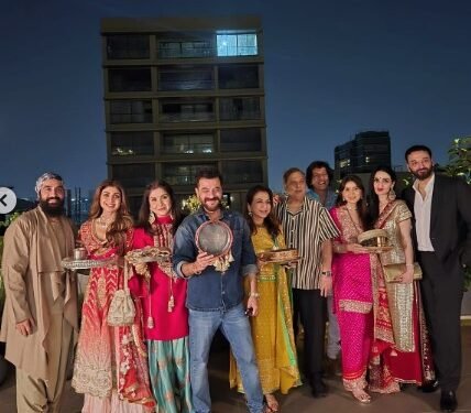 सज-धज कर आए बॉलीवुड सितारे: करवा चौथ पर झलका फैशन और परंपरा का संगम