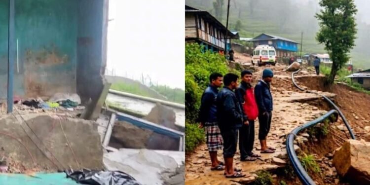 दार्जिलिंग में बारिश और भूस्खलन से तबाही, जनजीवन हुआ अस्त-व्यस्त मौसम विभाग ने जारी की चेतावनी, अब तक 6 लोगों की मौत ,NDRF और प्रशासन राहत कार्य में जुटे