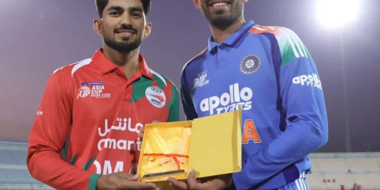 ASIA CUP RISING STARS 2025:ओमान को 6 विकेट से हराकर भारत ए ने सेमीफाइनल में किया प्रवेश, हर्ष दुबे बने मैन आफ द मैच