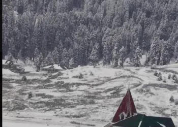 JAMMU-KASHMIR में हुई सर्दी की दस्तक, वादियों में पहली बर्फबारी से बदला नजारा, बर्फबारी से ठिठुरे लोग पहाड़ों पर बर्फ, मैदानों में बारिश