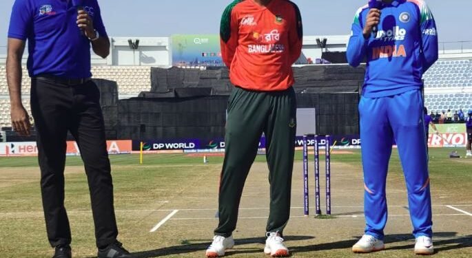 RISING STARS ASIA CUP 2025 के  सेमीफाइनल मुकाबले में मैच हुआ टाई,  सुपर ओवर में भारत ए ढेर , बांग्लादेश ए पहुंचा फाइनल में