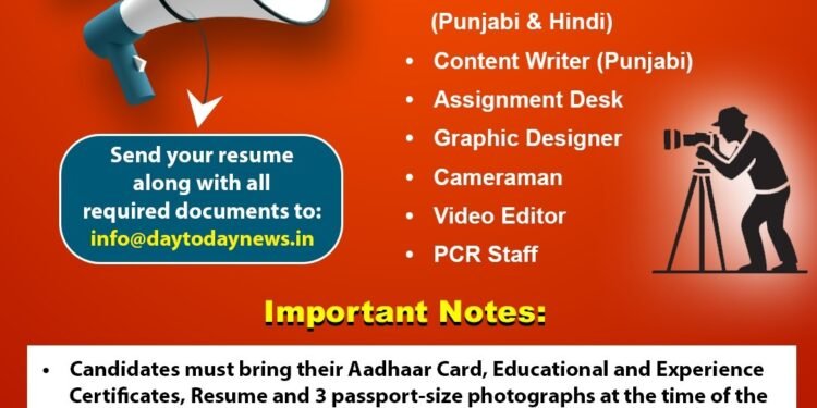 We Are Hiring Jobs ,Vacancies For Eligible Candidates