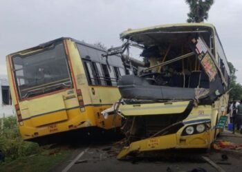 TAMIL NADU में भीषण सड़क हादसा, दो सरकारी बसों में हुई आमने-सामने टक्कर, महिलाओं व बच्चे समेत 11 लोगों की मौत और 60 लोग घायल