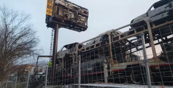 JAPAN में भीषण सड़क हादसा, बर्फीले एक्सप्रेसवे पर 50 से ज्यादा गाड़ियां टकराईं,कईँ गाड़ियां जलकर हुई खाक,बुजुर्ग महिला की मौत