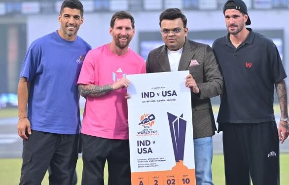 मेसी के “GOAT INDIA TOUR2025” का ग्रैंड फिनाले, दिल्ली में मेसी का हुआ भव्य स्वागत, जय शाह ने दिया टी20 वर्ल्ड कप 2026 का न्योता