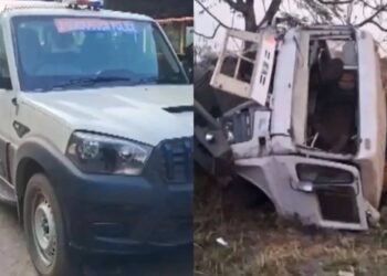Odisha के Jharsuguda में भीषण सड़क हादसा, 5 पुलिसकर्मियों की मौ.त