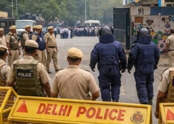 दिल्ली के स्कूलों में बम धमकी: सुरक्षा कड़ी, तलाशी जारी