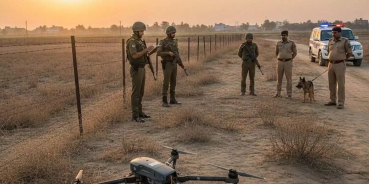 जम्मू-कश्मीर में ड्रोन से ड्रग्स तस्करी की साजिश नाकाम, कठुआ और आरएस पुरा में बड़ी कार्रवाई