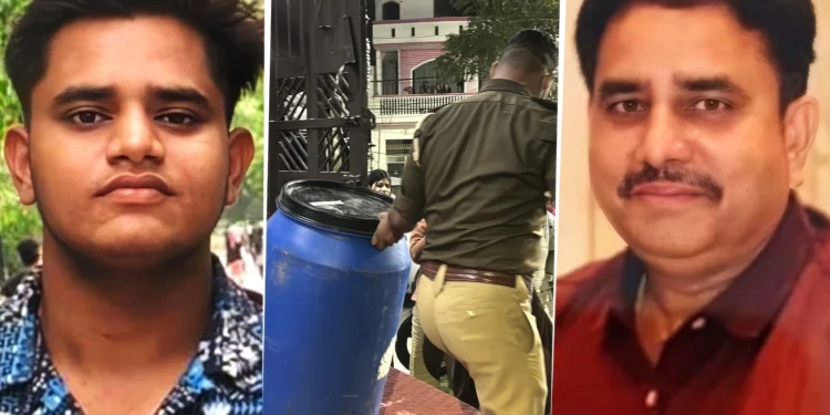 लखनऊ ‘नीला ड्रम कांड’: बेटे ने पिता की गोली मारकर हत्या की, शव के किए टुकड़े