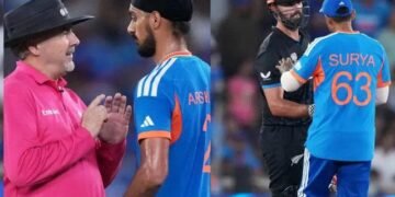 टी20 फाइनल का विवाद: सूर्यकुमार यादव ने खुद जाकर मिचेल को समझाया