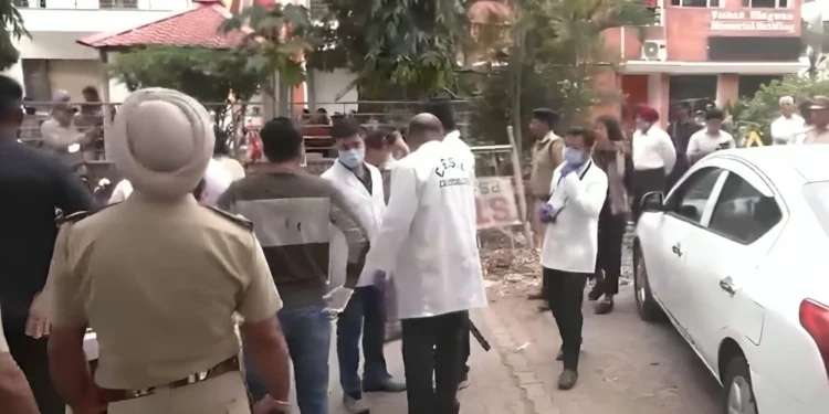 चंडीगढ़ में BJP दफ्तर के बाहर धमाका: स्कूटी में ब्लास्ट, पुलिस जांच में जुटी