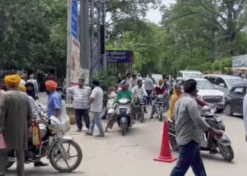 ਲੁਧਿਆਣਾ ਵਿੱਚ ਨਿਹੰਗ ਸਿੰਘਾਂ ਦਾ ਪ੍ਰਦਰਸ਼ਨ