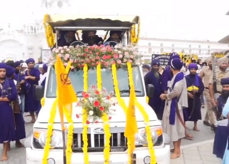 ਅੰਮ੍ਰਿਤਸਰ ਤੋਂ ਮੀਰੀ-ਪੀਰੀ ਖ਼ਾਲਸਾ ਮਾਰਚ ਦੀ ਹੋਈ ਸ਼ੁਰੂਆਤ