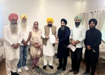 CM ਮਾਨ ਨੇ ਜਗਤਾਰ ਸਿੰਘ ਹਵਾਰਾ ਦੀ ਭੈਣ ਨਾਲ ਕੀਤੀ ਮੁਲਾਕਾਤ