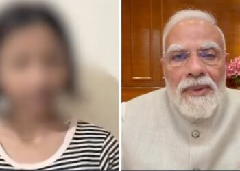 PM मोदी से छात्रा की माफी वायरल