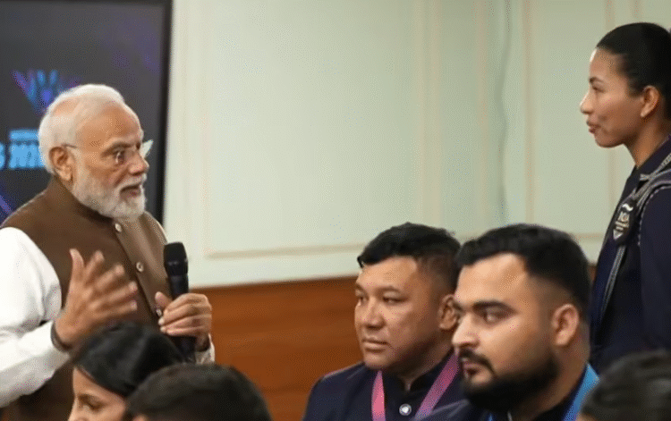 Lovlina ने गलत नक्शे पर जताई आपत्ति, PM मोदी ने की तारीफ