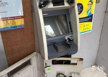 ਰਾਜਪੁਰਾ ‘ਚ ATM ਕੱਟ ਕੇ 5 ਲੱਖ ਦੀ ਲੁੱਟ,ਕਾਲੀ ਥਾਰ ‘ਚ ਆਏ ਬੇਖ਼ੌਫ਼ ਲੁਟੇਰੇ